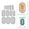 SPELLBINDERS SPELLBINDERS SUMMER COLLECTION ESSENTIAL MODERN OVALS ETCHED DIE SET