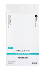 SPELLBINDERS SPELLBINDERS MYLAR SHIM (F) WHITE 2/PK