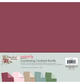 UNIQUELY CREATIVE UNIQUELY CREATIVE PAPERBARK BLOOMS 12x12 CARDSTOCK BUNDLE