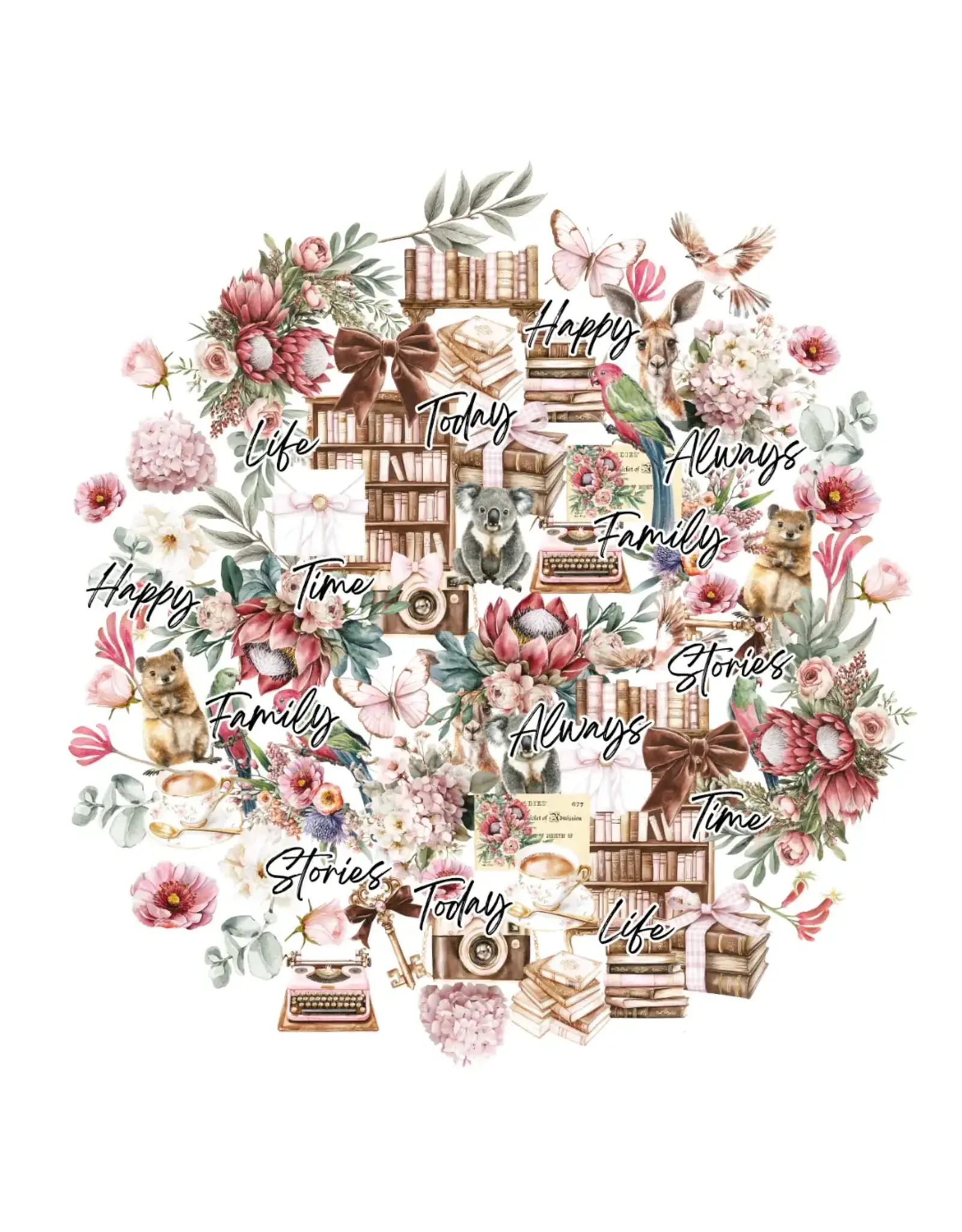 UNIQUELY CREATIVE UNIQUELY CREATIVE PAPERBARK BLOOMS CREATIVE CUTS DIE CUTS