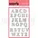 UNIQUELY CREATIVE UNIQUELY CREATIVE SERIF UPPERCASE ALPHA DIE SET