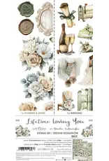 CRAFT O'CLOCK CRAFT O'CLOCK LIFETIME LOVING YOU EXTRAS SET-MIX 6x12 COLLECTION PACK 18 SHEETS