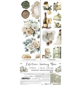 CRAFT O'CLOCK CRAFT O'CLOCK LIFETIME LOVING YOU EXTRAS SET-MIX 6x12 COLLECTION PACK 18 SHEETS