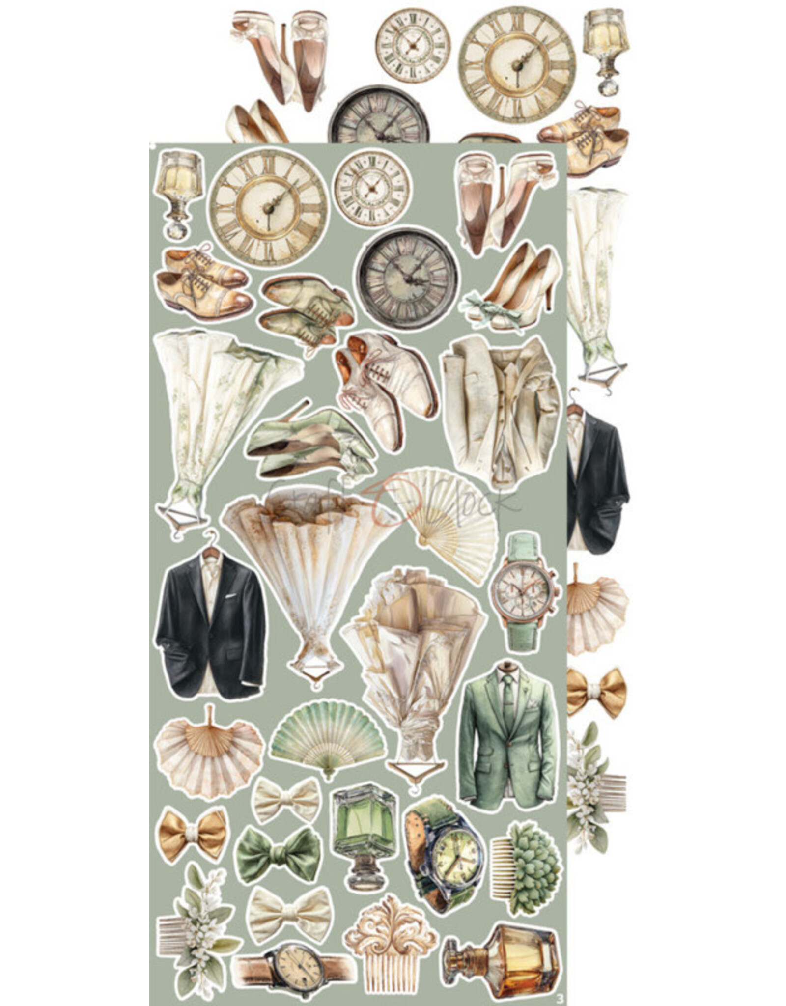 CRAFT O'CLOCK CRAFT O'CLOCK LIFETIME LOVING YOU EXTRAS SET-MIX 6x12 COLLECTION PACK 18 SHEETS