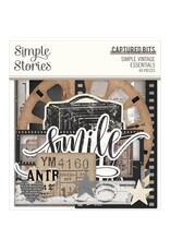 SIMPLE STORIES SIMPLE STORIES SIMPLE VINTAGE ESSENTIALS CAPTURED BITS 49/PK