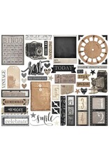 SIMPLE STORIES SIMPLE STORIES SIMPLE VINTAGE ESSENTIALS CAPTURED BITS 49/PK