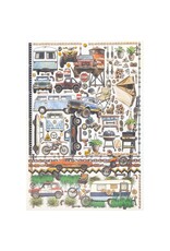 49 AND MARKET 49 AND MARKET RUST & REVS 2.0 6x12 LASER CUT ELEMENTS 177/PK