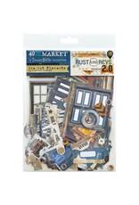 49 AND MARKET 49 AND MARKET RUST & REVS 2.0 DIE-CUT ELEMENTS 81 PIECES
