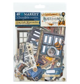 49 AND MARKET 49 AND MARKET RUST & REVS 2.0 DIE-CUT ELEMENTS 81 PIECES