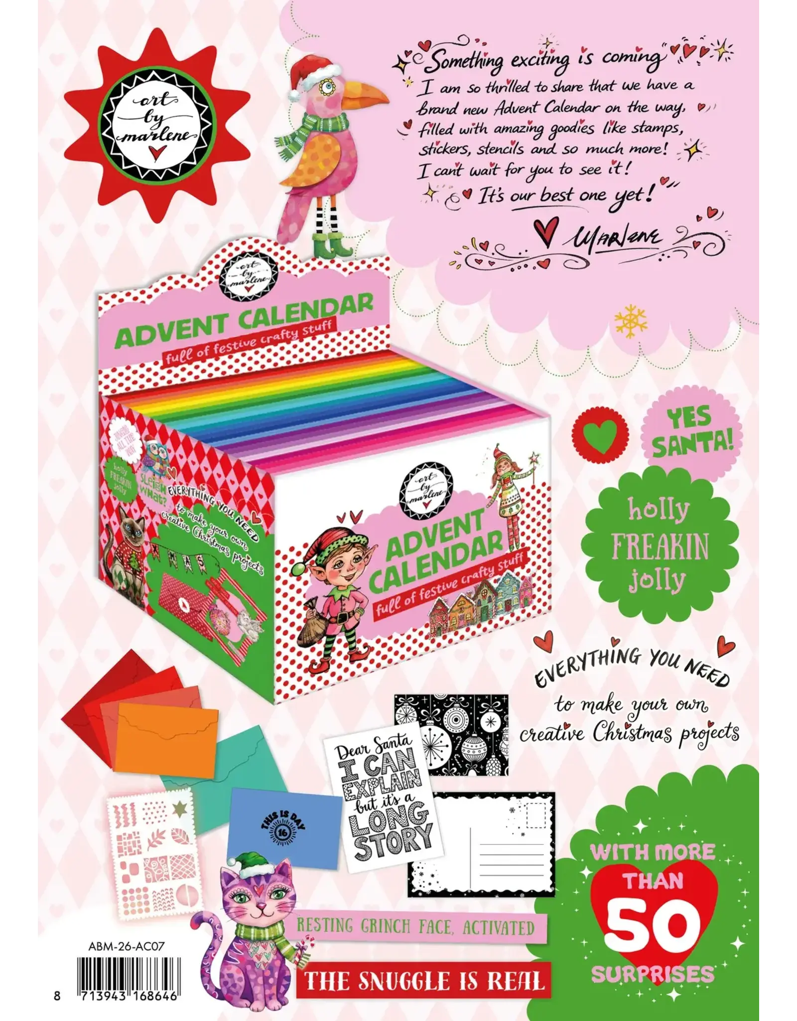 STUDIOLIGHT STUDIOLIGHT ART BY MARLENE 2026 ADVENT CALENDAR