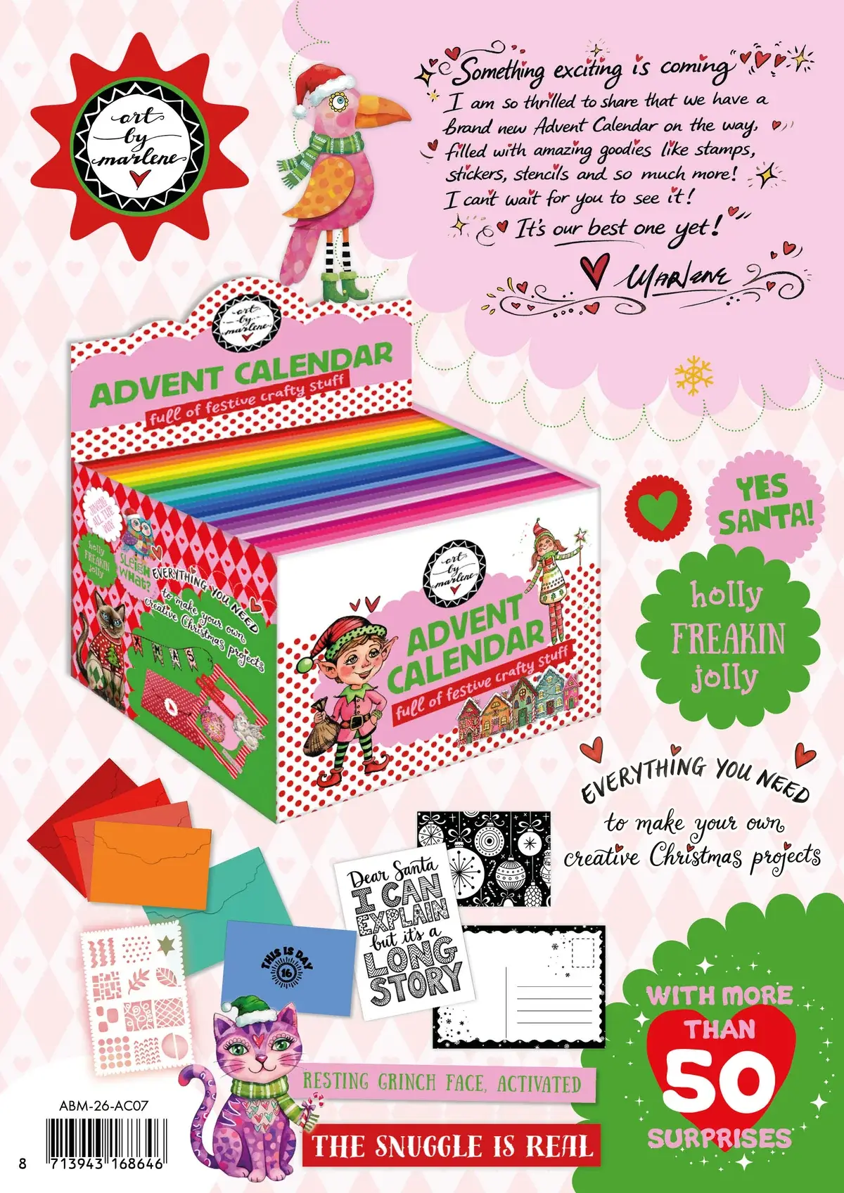 STUDIOLIGHT STUDIOLIGHT ART BY MARLENE 2026 ADVENT CALENDAR