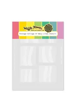 WAFFLE FLOWER WAFFLE FLOWER POSTAGE COLLAGE A7 WAVY LINES STENCIL SET