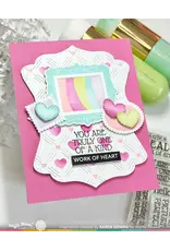 WAFFLE FLOWER WAFFLE FLOWER POSTAGE COLLAGE INNER BLOCKS STENCIL