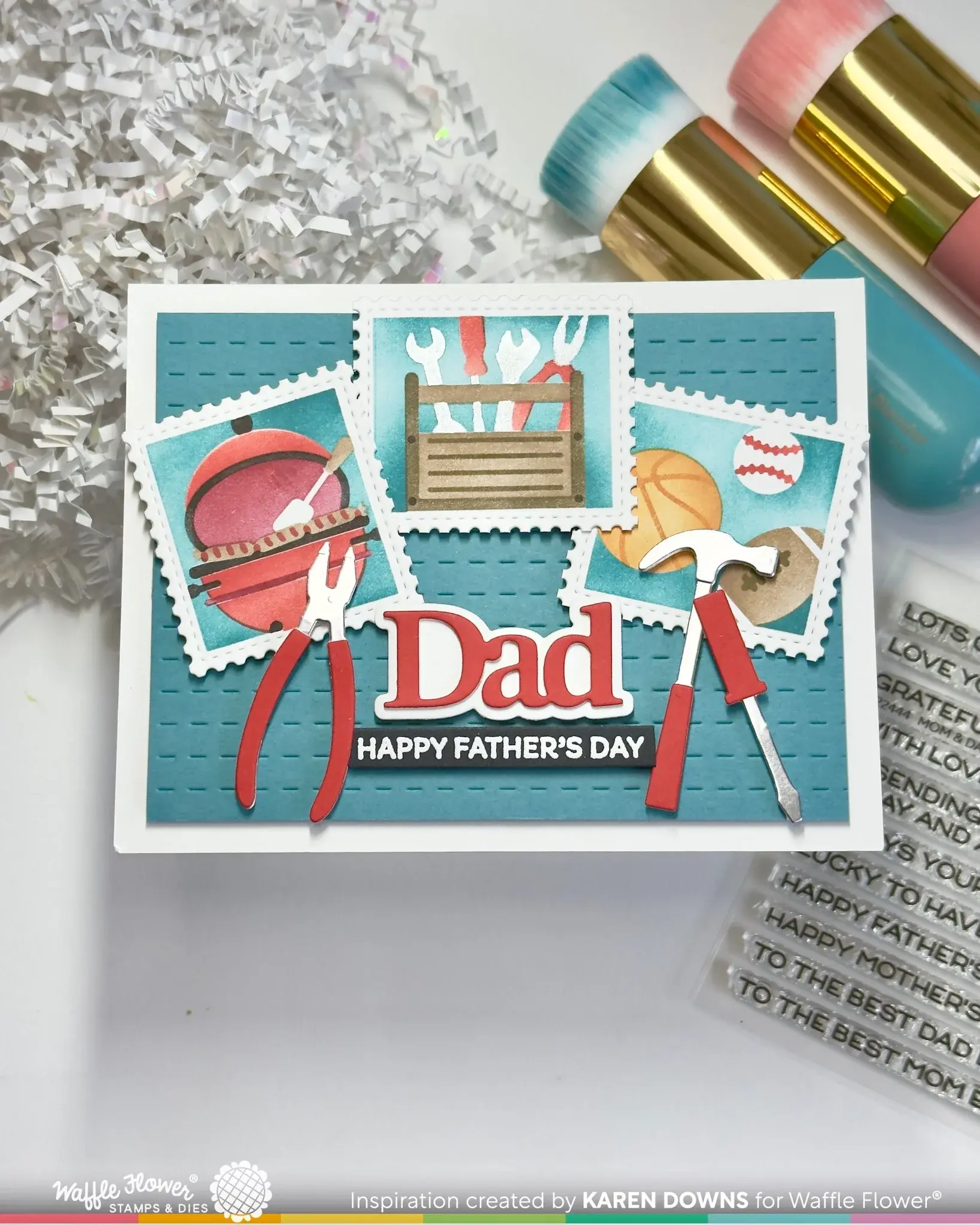 WAFFLE FLOWER WAFFLE FLOWER PRINT DAD WORD DIE SET