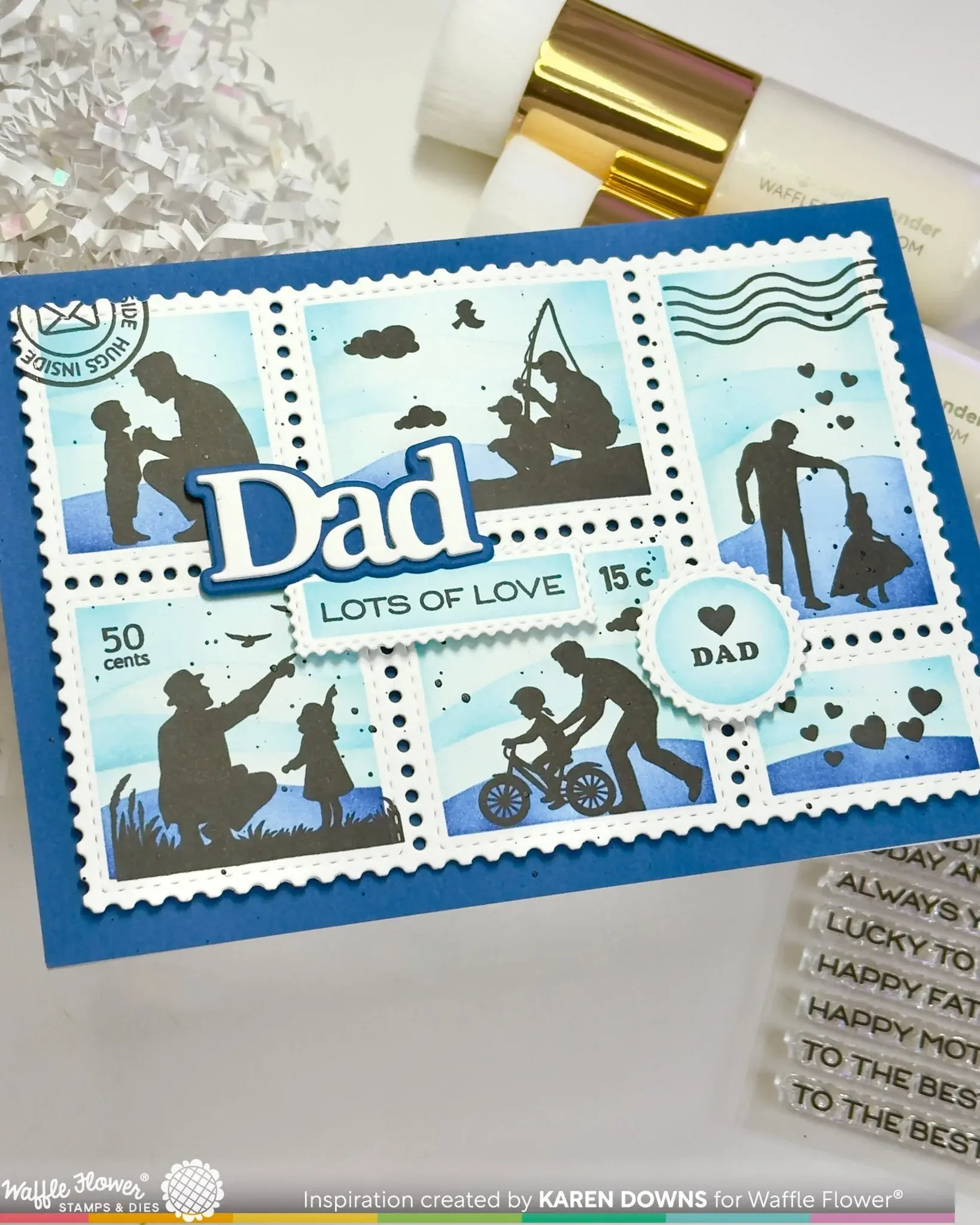 WAFFLE FLOWER WAFFLE FLOWER PRINT DAD WORD DIE SET