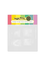 WAFFLE FLOWER WAFFLE FLOWER POSTAGE COLLAGE PICTURE PERFECT STENCIL SET