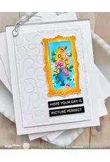 WAFFLE FLOWER WAFFLE FLOWER POSTAGE COLLAGE FRAMES CLEAR STAMP SET