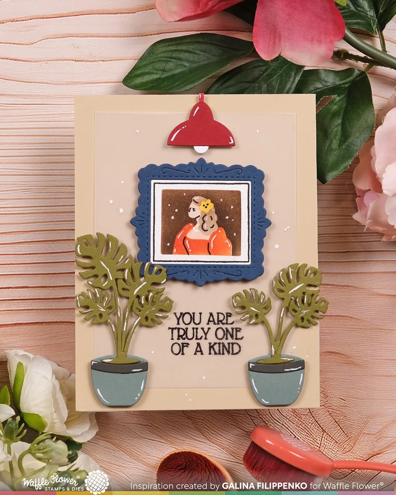 WAFFLE FLOWER WAFFLE FLOWER PICTURE PERFECT SENTIMENTS CLEAR STAMP SET