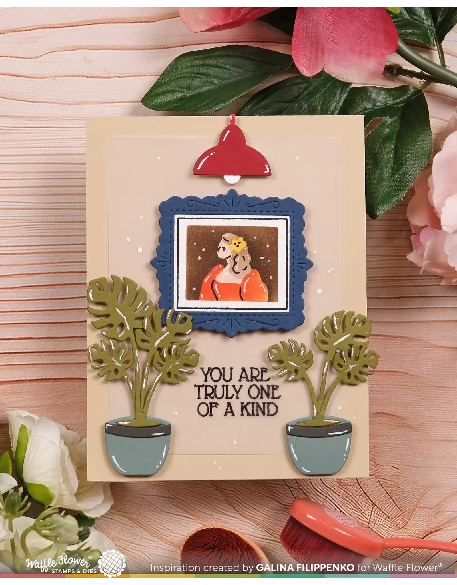 WAFFLE FLOWER WAFFLE FLOWER PICTURE PERFECT SENTIMENTS CLEAR STAMP SET