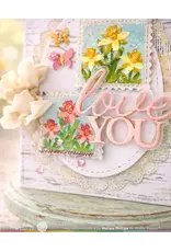 WAFFLE FLOWER WAFFLE FLOWER LOVE YOU WORD DIE SET