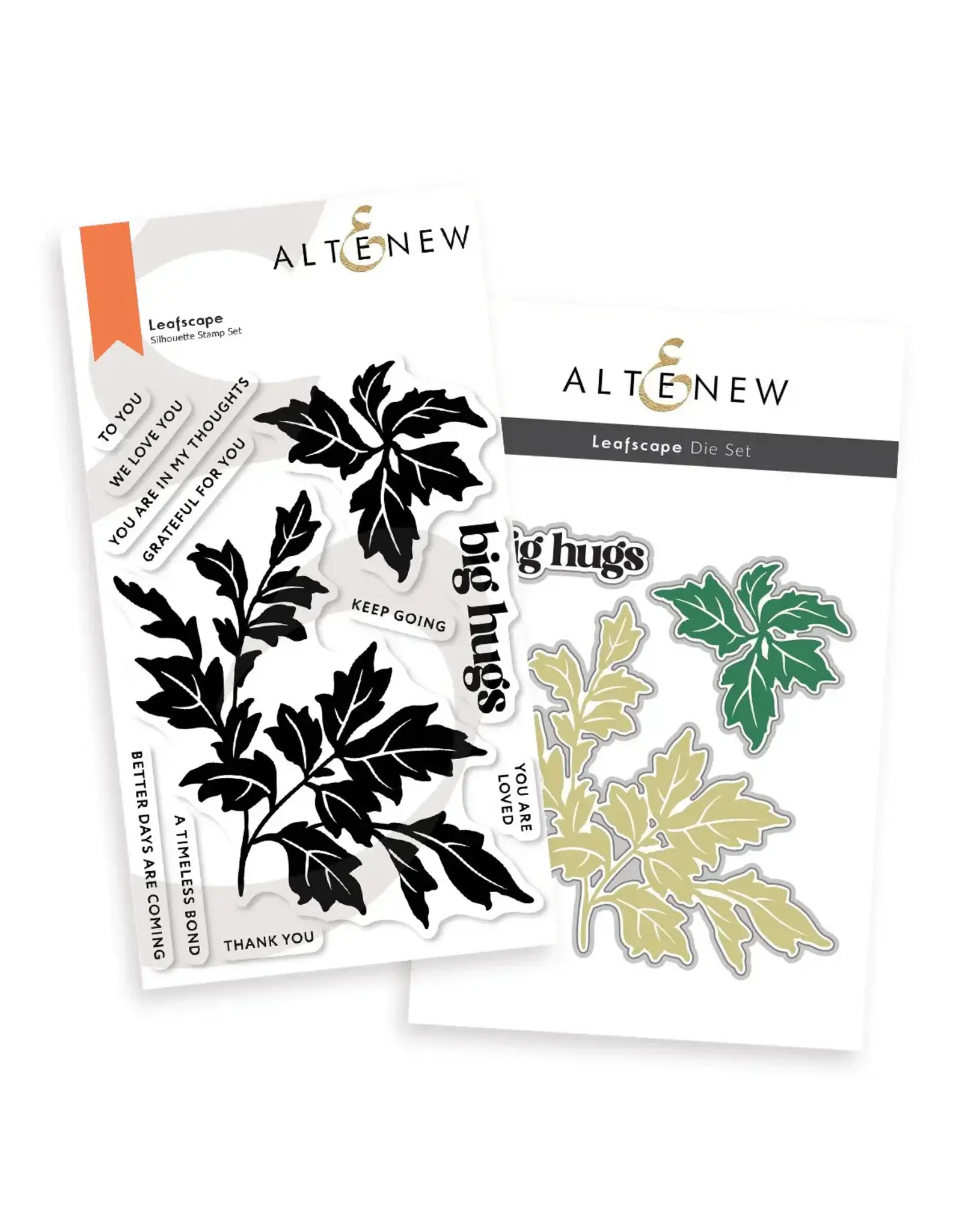 ALTENEW ALTENEW LEAFSCAPE CLEAR STAMP & DIE SET
