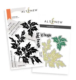 ALTENEW ALTENEW LEAFSCAPE CLEAR STAMP & DIE SET