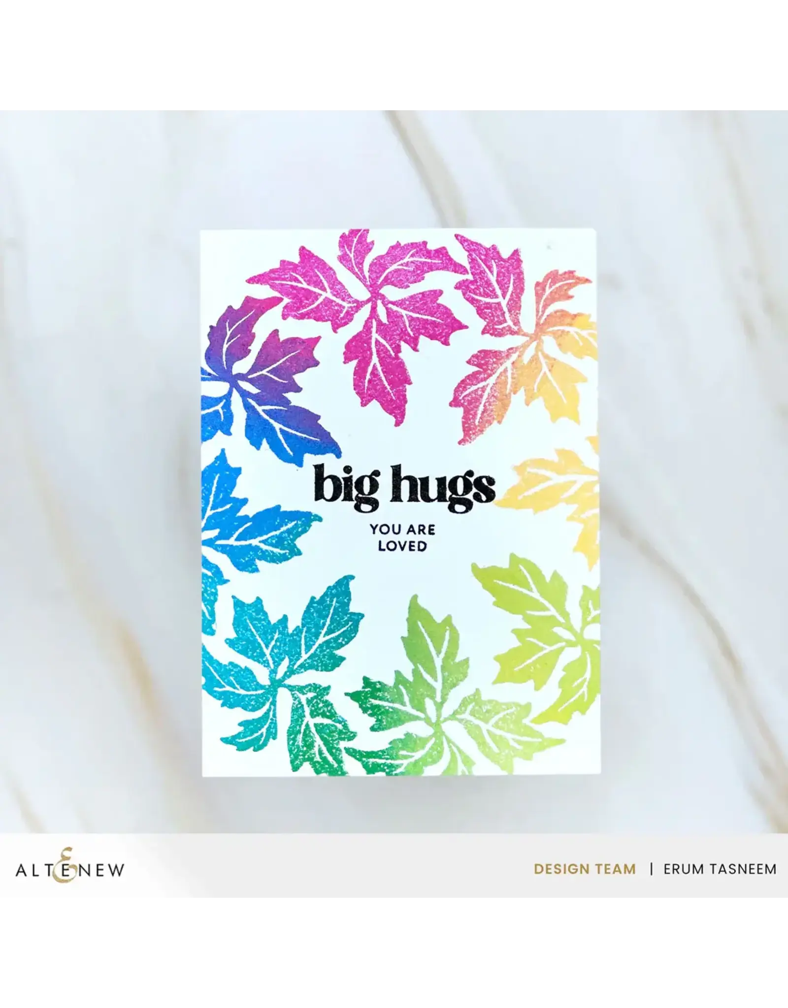 ALTENEW ALTENEW LEAFSCAPE CLEAR STAMP & DIE SET