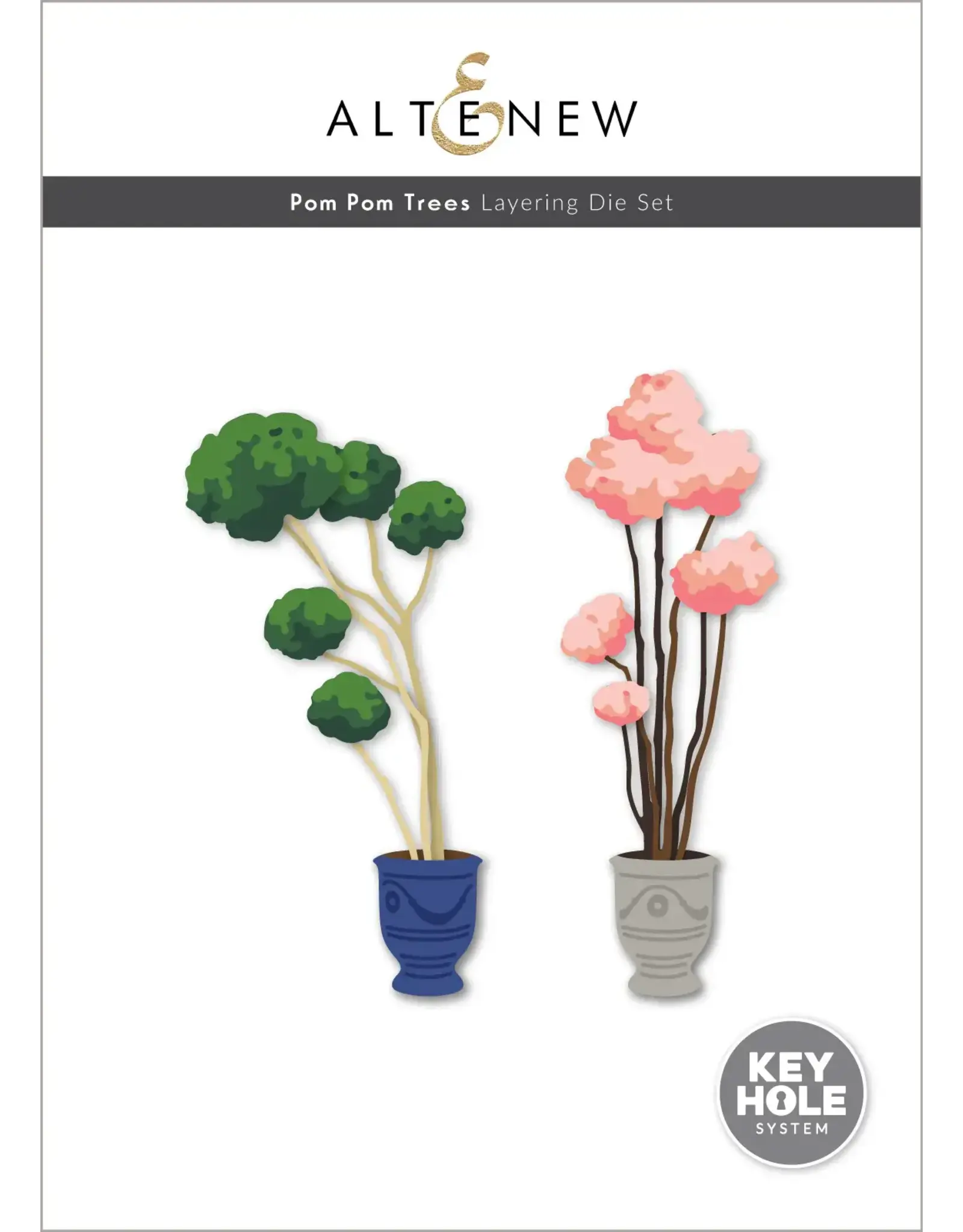 ALTENEW ALTENEW POM POM TREES LAYERING DIE SET