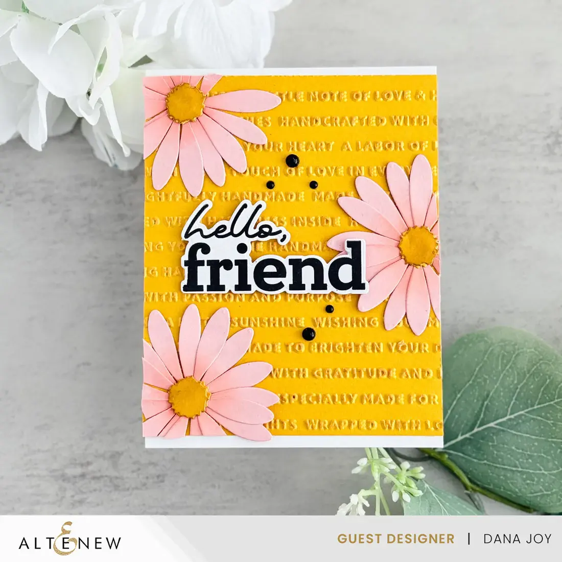 ALTENEW ALTENEW HANDMADE HAPPINESS 3D EMBOSSING FOLDER