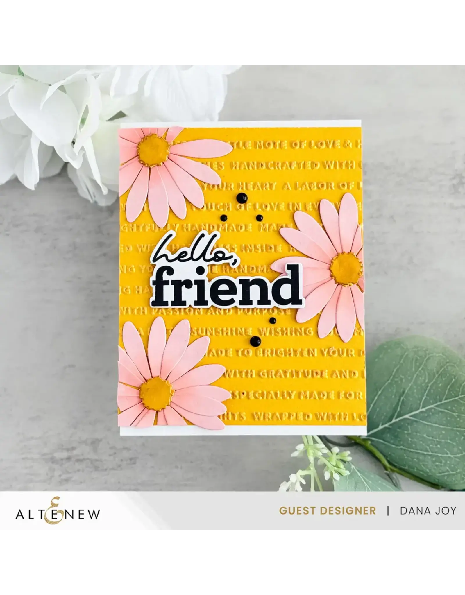 ALTENEW ALTENEW HANDMADE HAPPINESS 3D EMBOSSING FOLDER