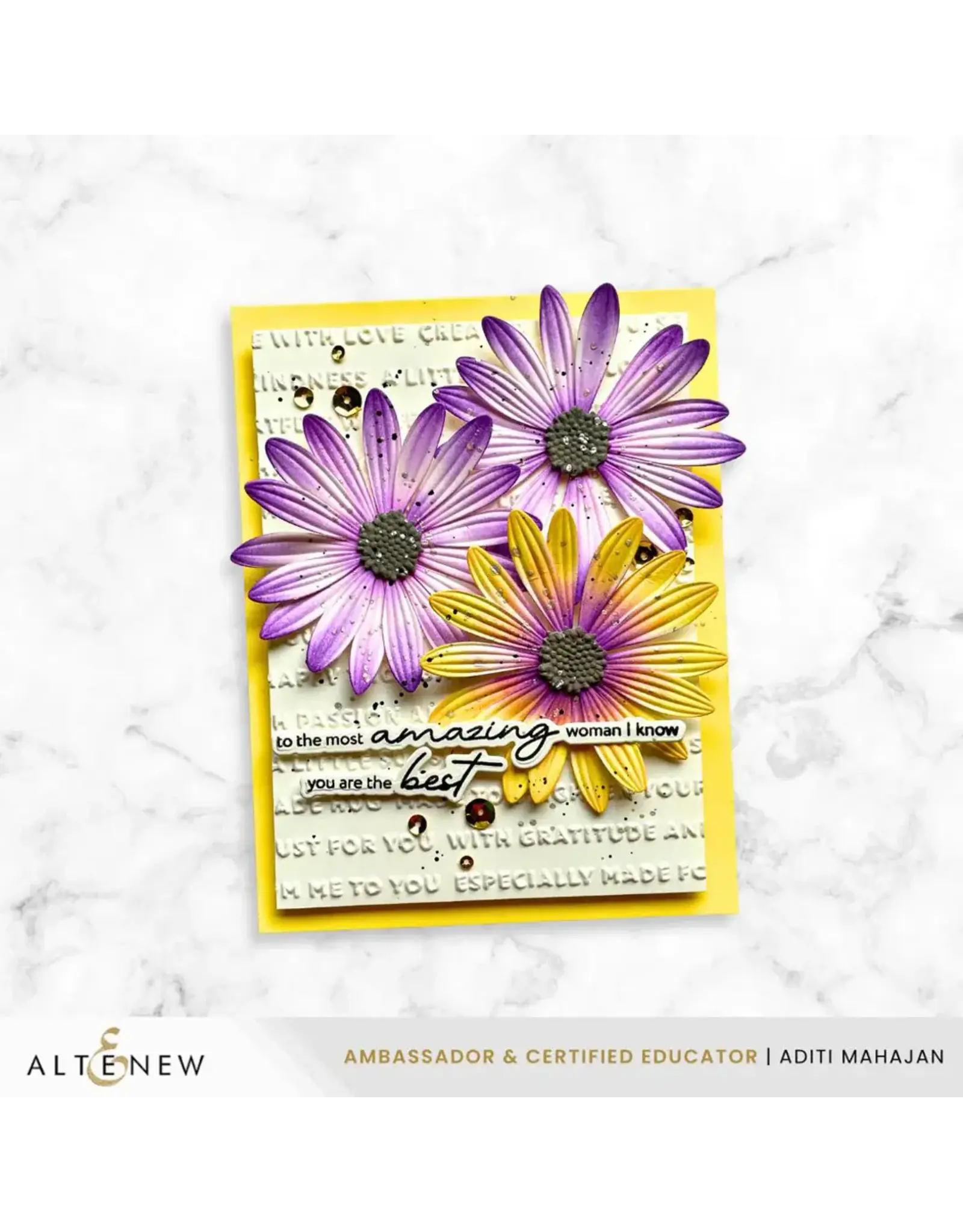 ALTENEW ALTENEW HANDMADE HAPPINESS 3D EMBOSSING FOLDER