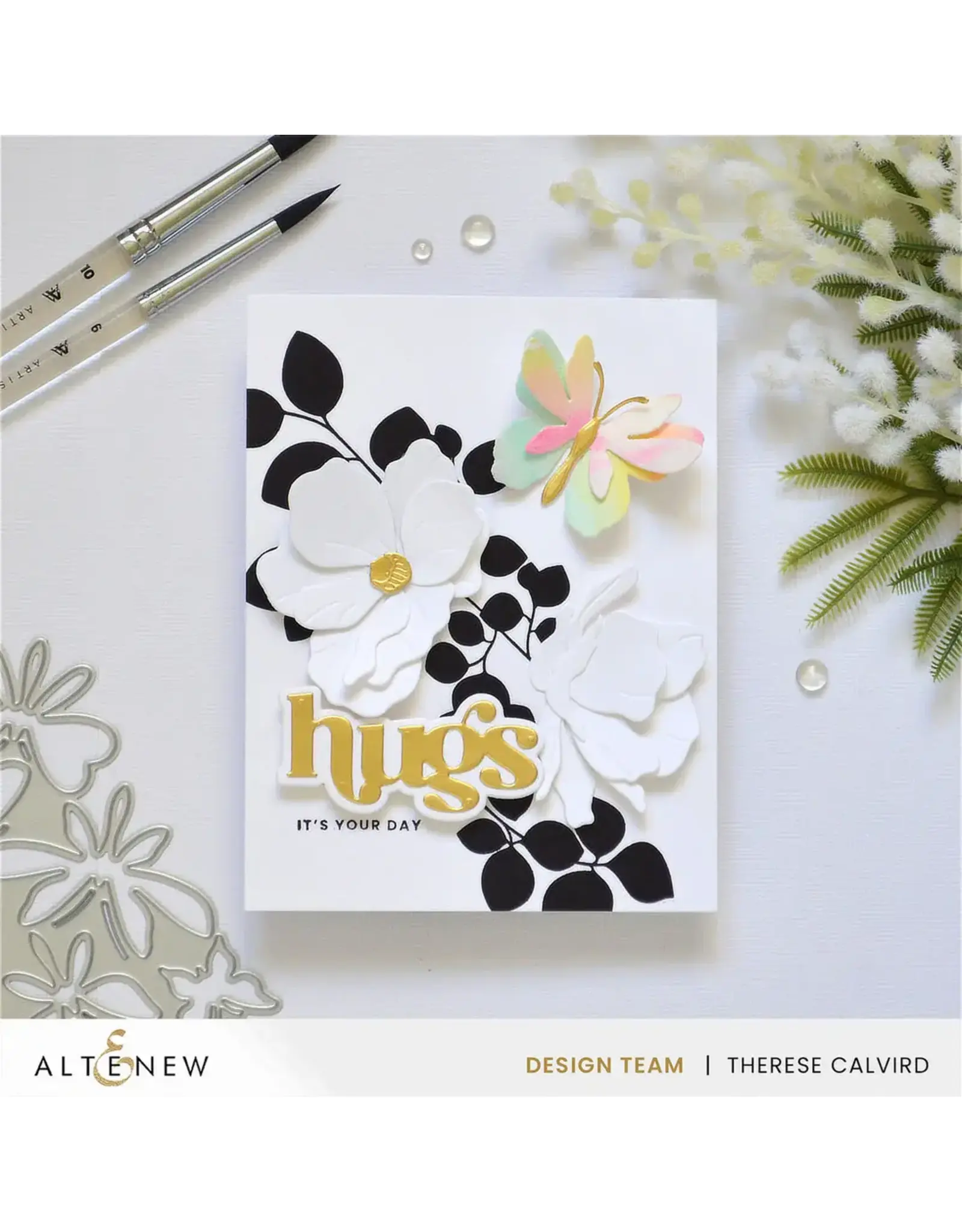 ALTENEW ALTENEW CREATIVE CUTS: ZERO-WASTE FLUTTERING FANTASIES LAYERING DIE SET