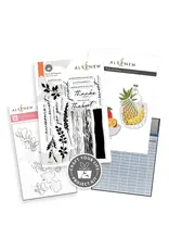 ALTENEW ALTENEW CRAFT YOUR LIFE PROJECT KIT: FRUITS & FLOWERS CLEAR STAMP, STENCIL SET, 3D EMBOSSING FOLDER AND DIE SET BUNDLE