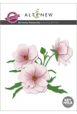 ALTENEW ALTENEW CRAFT-A-FLOWER: BUTTERFLY RANUNCULUS LAYERING DIE SET