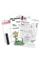 ALTENEW ALTENEW BUILD-A-GARDEN: GARLAND GRACE CLEAR STAMP, STENCIL SET AND ADD-ON DIE SET BUNDLE