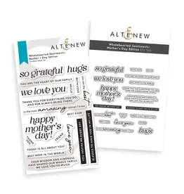 ALTENEW ALTENEW WHOLEHEARTED SENTIMENTS: MOTHER'S DAY CLEAR STAMP & DIE SET