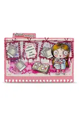 AALL & CREATE AALL & CREATE JANET KLEIN #1366 COLLECT MOMENTS A7 CLEAR STAMP SET