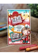 AALL & CREATE AALL & CREATE JANET KLEIN #1366 COLLECT MOMENTS A7 CLEAR STAMP SET