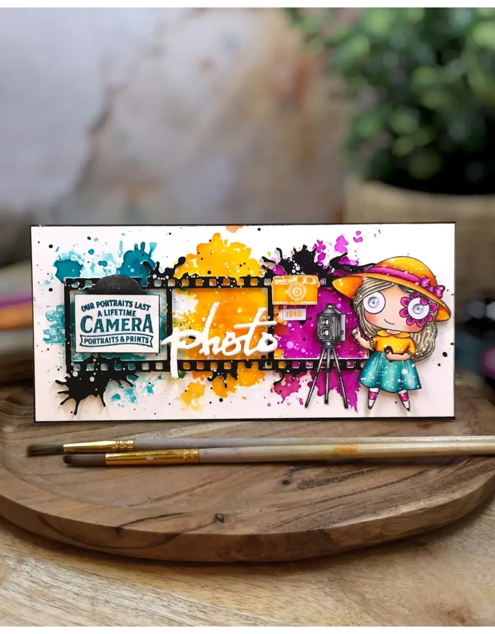 AALL & CREATE AALL & CREATE JANET KLEIN #1367 HOLD STILL A7 CLEAR STAMP SET