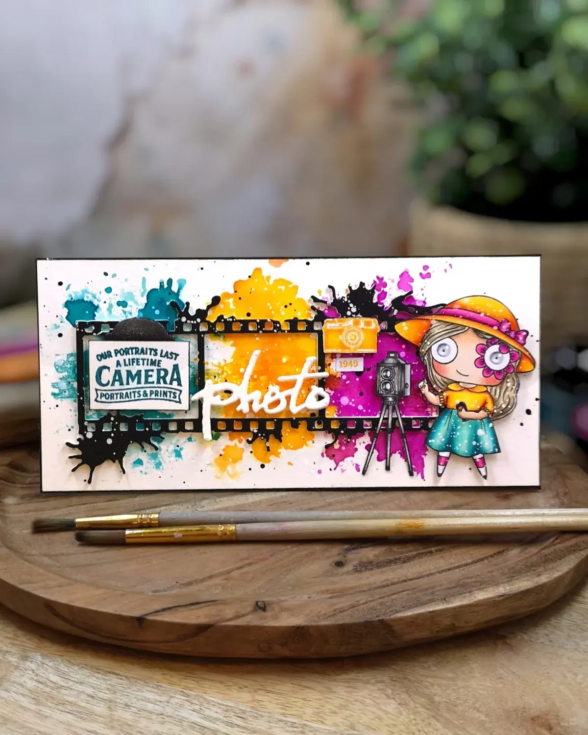 AALL & CREATE AALL & CREATE JANET KLEIN #1367 HOLD STILL A7 CLEAR STAMP SET
