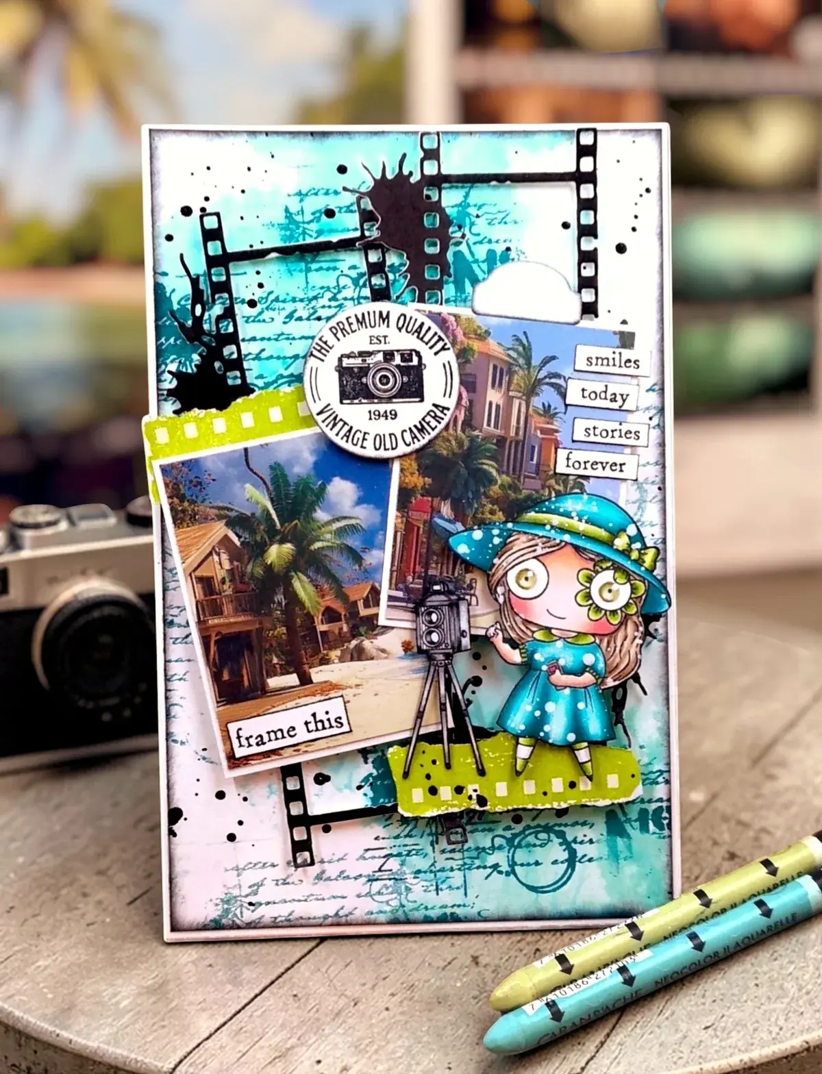 AALL & CREATE AALL & CREATE JANET KLEIN #1367 HOLD STILL A7 CLEAR STAMP SET