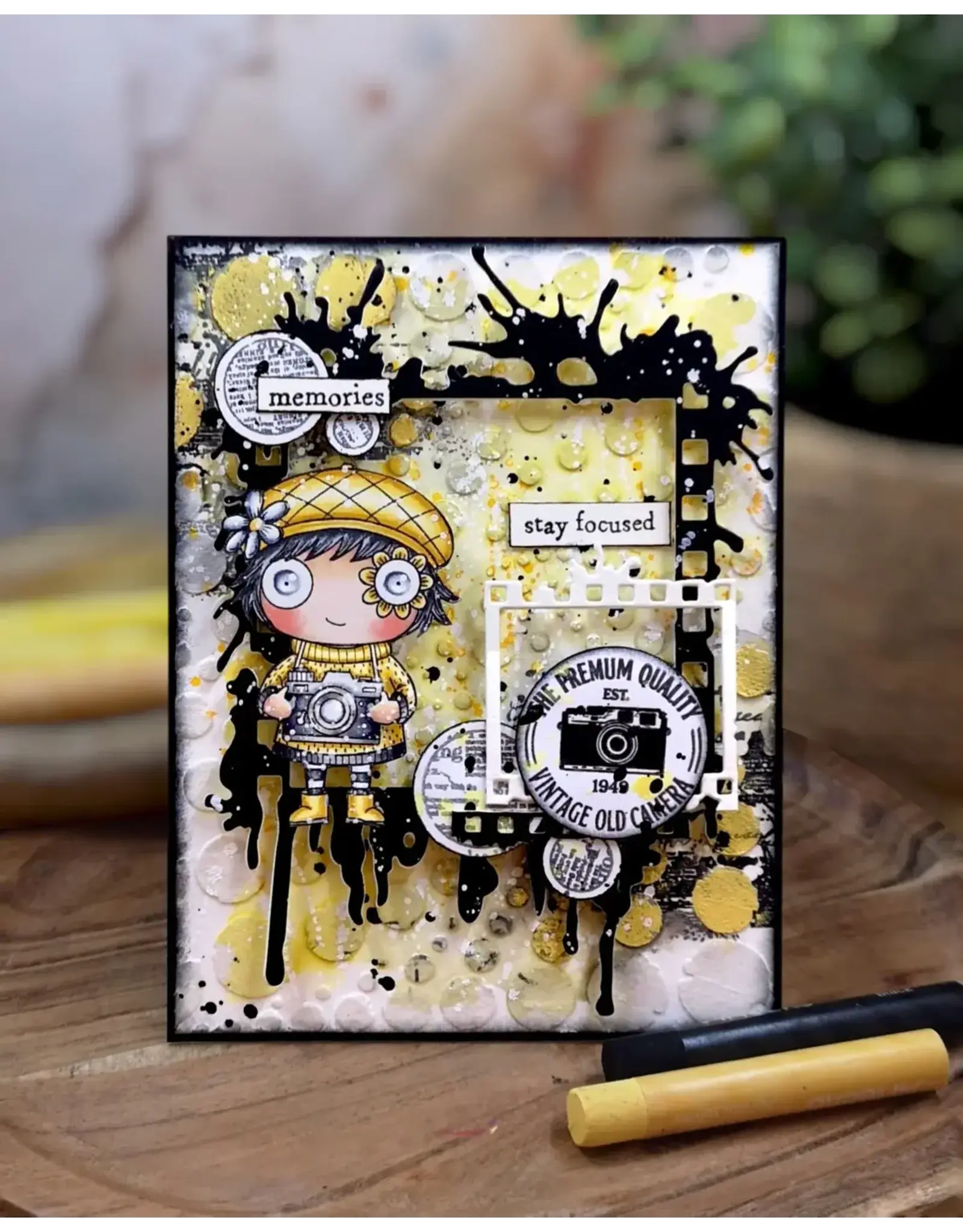 AALL & CREATE AALL & CREATE JANET KLEIN #1368 NATURE'S ART A7 CLEAR STAMP SET