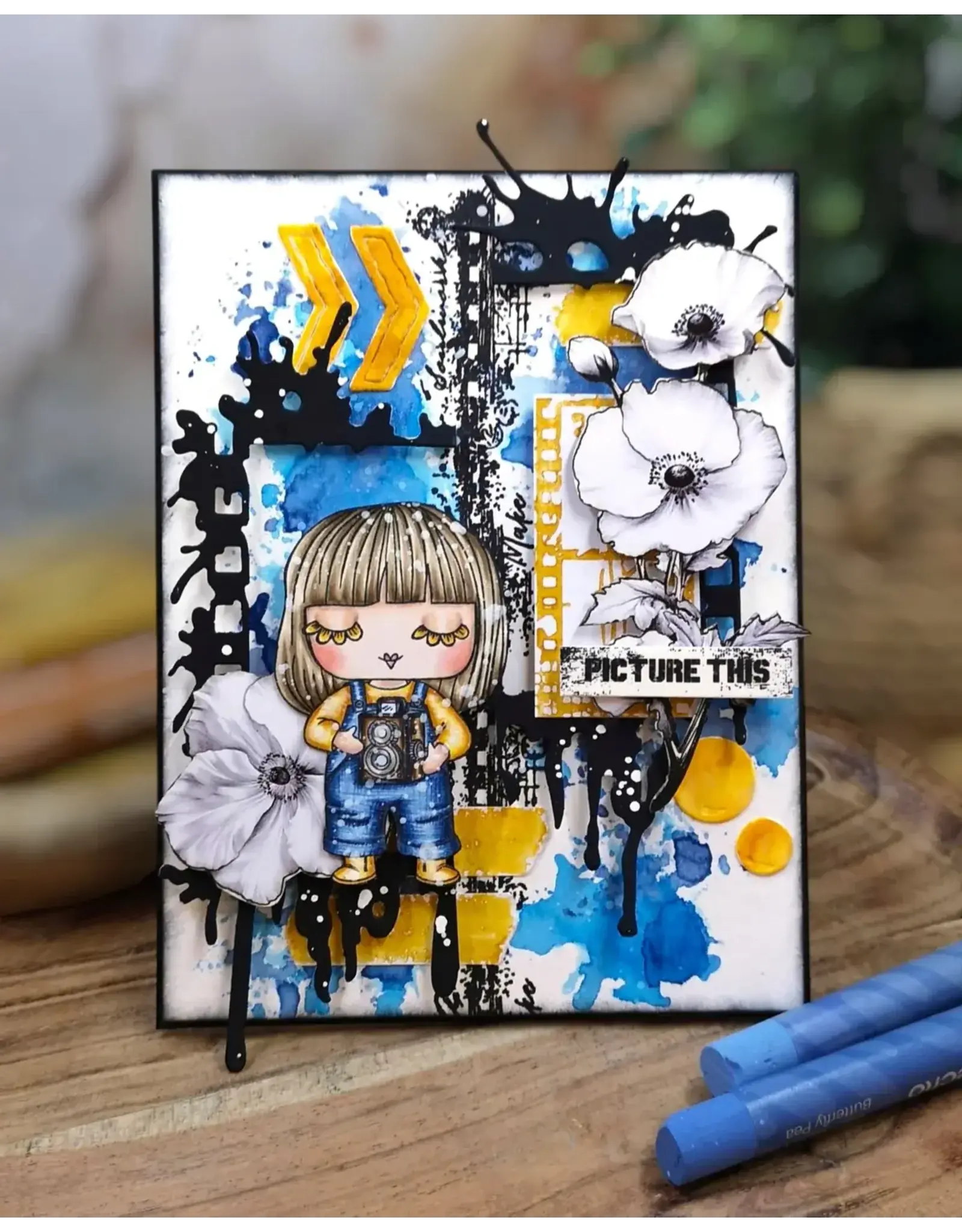 AALL & CREATE AALL & CREATE JANET KLEIN #1369 STAY FOCUSED A7 CLEAR STAMP SET