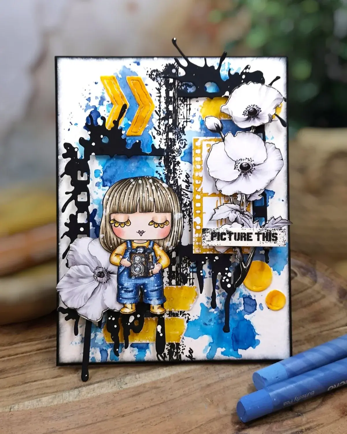 AALL & CREATE AALL & CREATE JANET KLEIN #1369 STAY FOCUSED A7 CLEAR STAMP SET