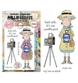 AALL & CREATE AALL & CREATE JANET KLEIN #1370 DEE SNAPS A7 CLEAR STAMP SET