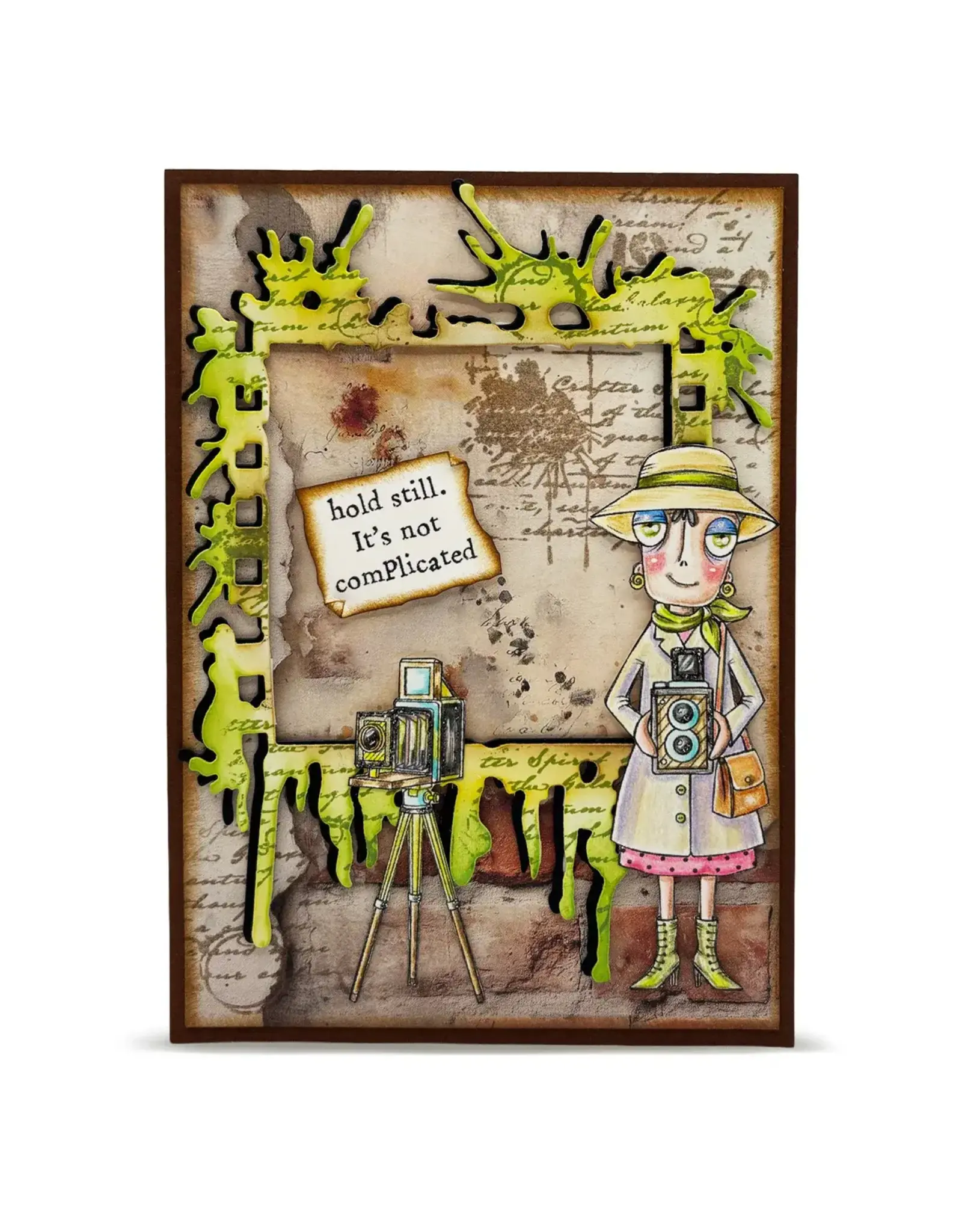 AALL & CREATE AALL & CREATE JANET KLEIN #1370 DEE SNAPS A7 CLEAR STAMP SET