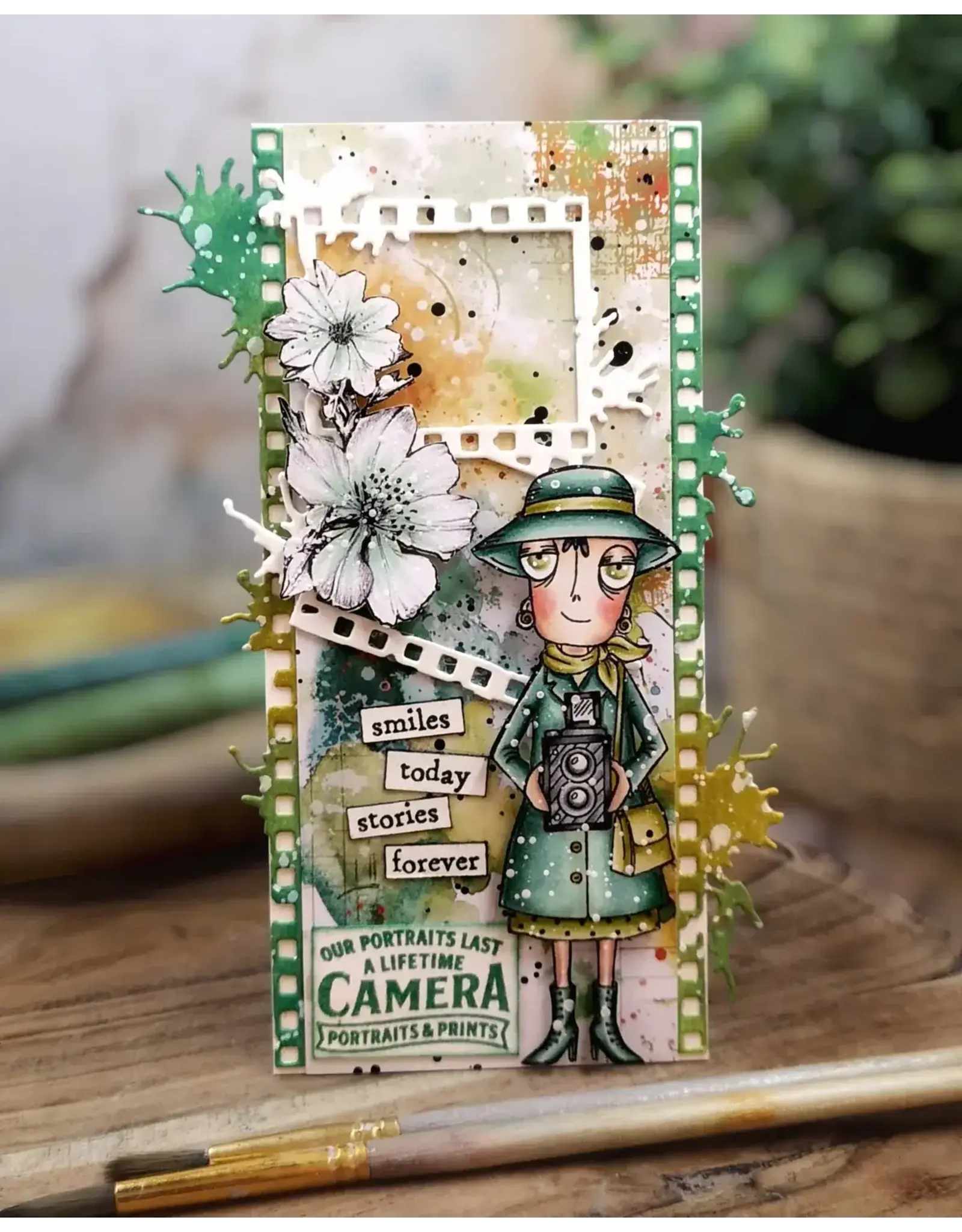 AALL & CREATE AALL & CREATE JANET KLEIN #1370 DEE SNAPS A7 CLEAR STAMP SET