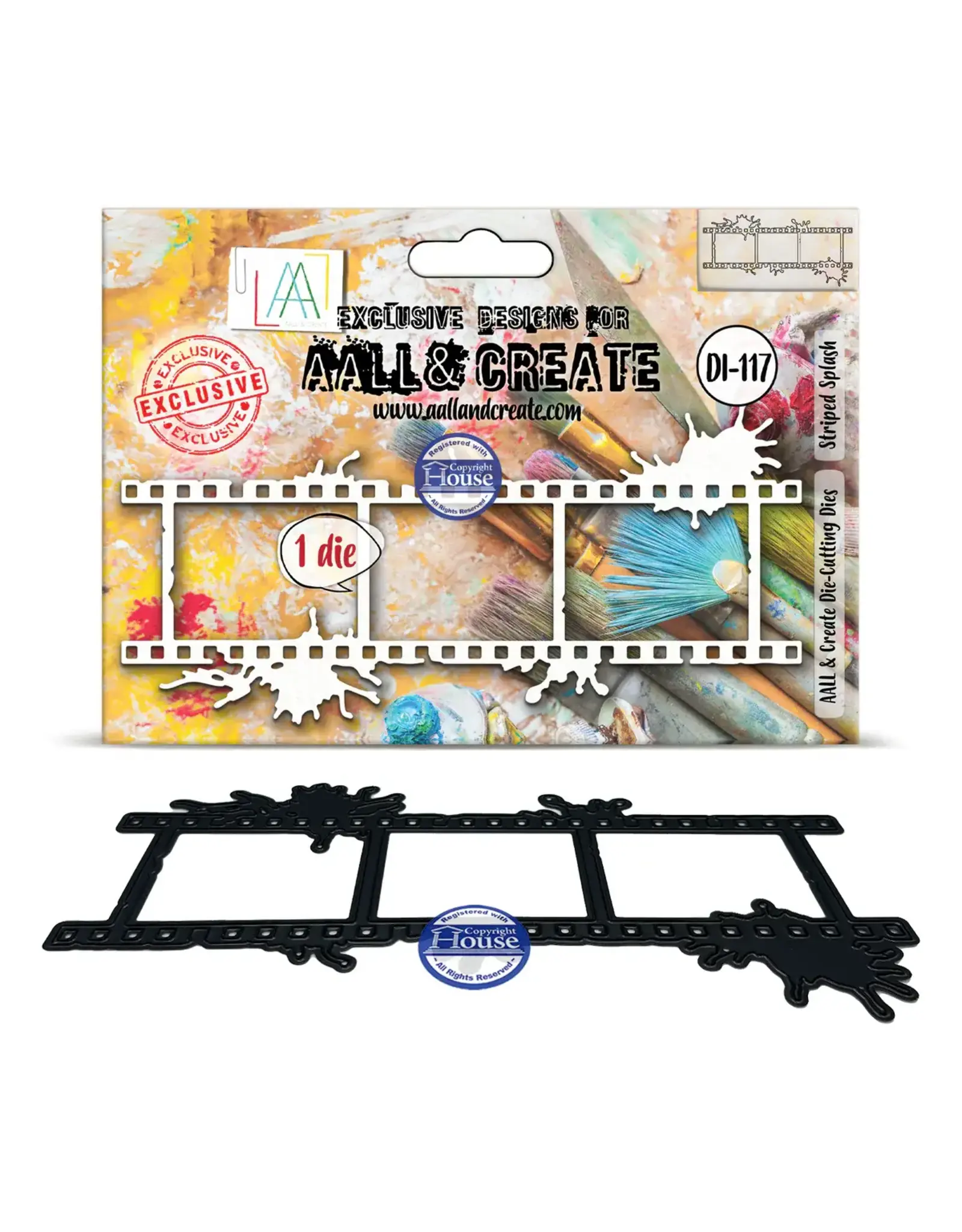 AALL & CREATE AALL & CREATE #117 STRIPED SPLASH DIE