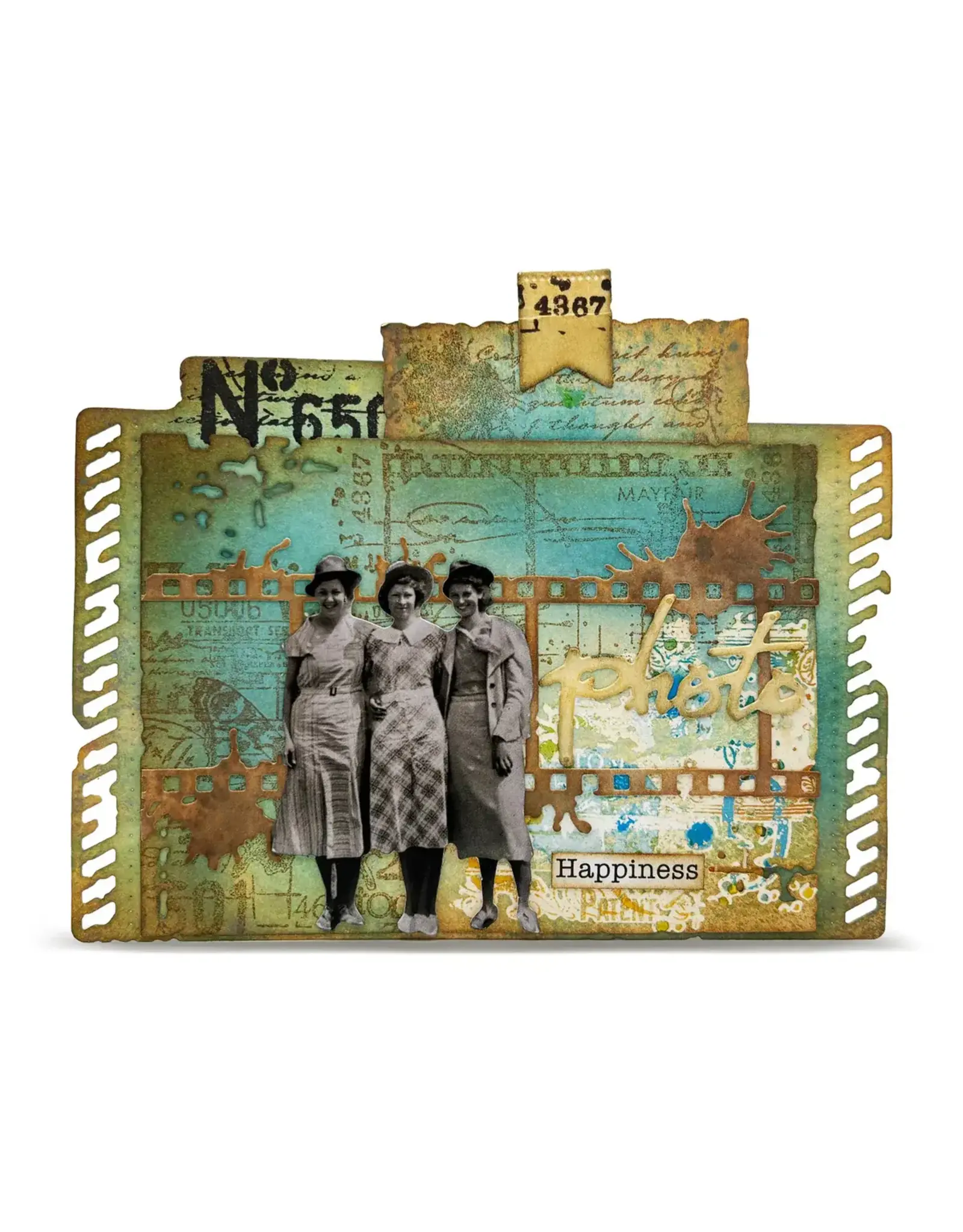 AALL & CREATE AALL & CREATE #117 STRIPED SPLASH DIE