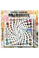 AALL & CREATE AALL & CREATE AUTOUR DE MWA #264 CENTER SPIN 6X6 STENCIL